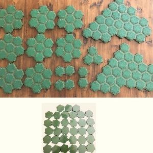 Heroscape Terrain - Swamp Tiles and Swamp Water Green Lot Including 2 Lg 24 Hex